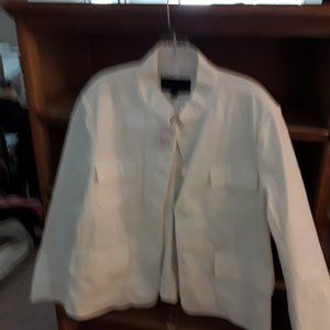 Ann Tay,or  Factory brand new white jacket sie XL